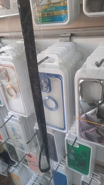 Taşlı telefon boyun askısı - Görsel 5