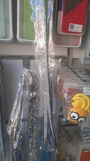 Taşlı telefon boyun askısı - Görsel 6