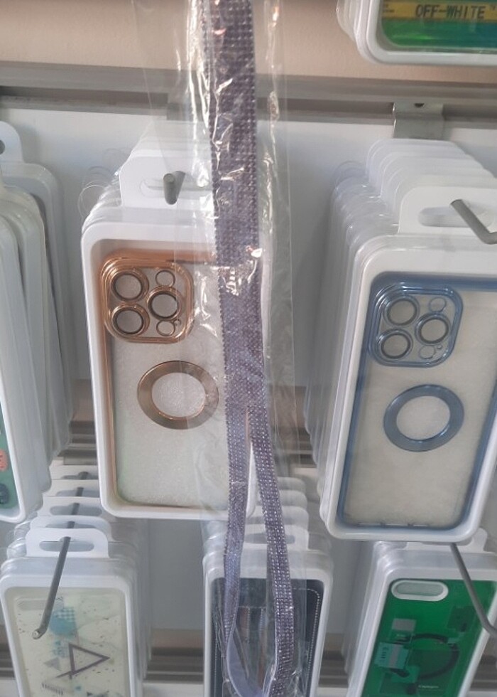 Taşlı telefon boyun askısı - Görsel 2