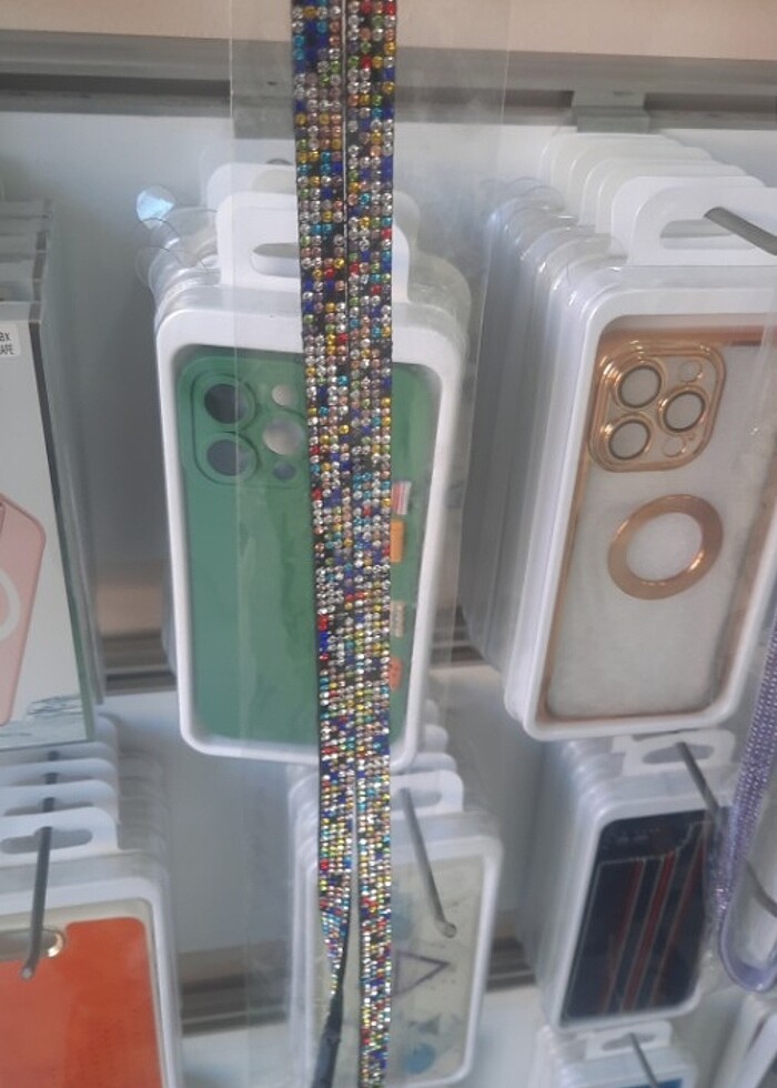 Taşlı telefon boyun askısı - Görsel 3