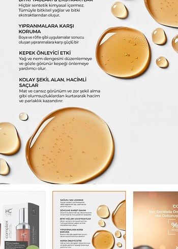 HC CARE saç bakım yağı - Görsel 2