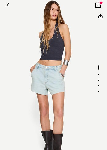 Bershka Mini Kot Şort