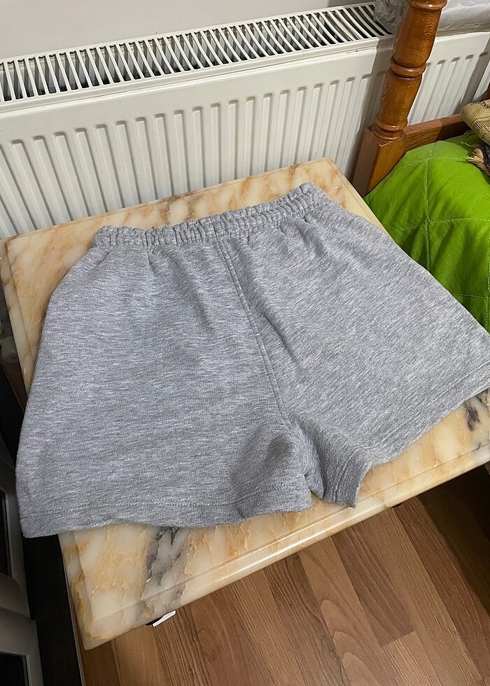 Mavi Penye Şort - Görsel 2