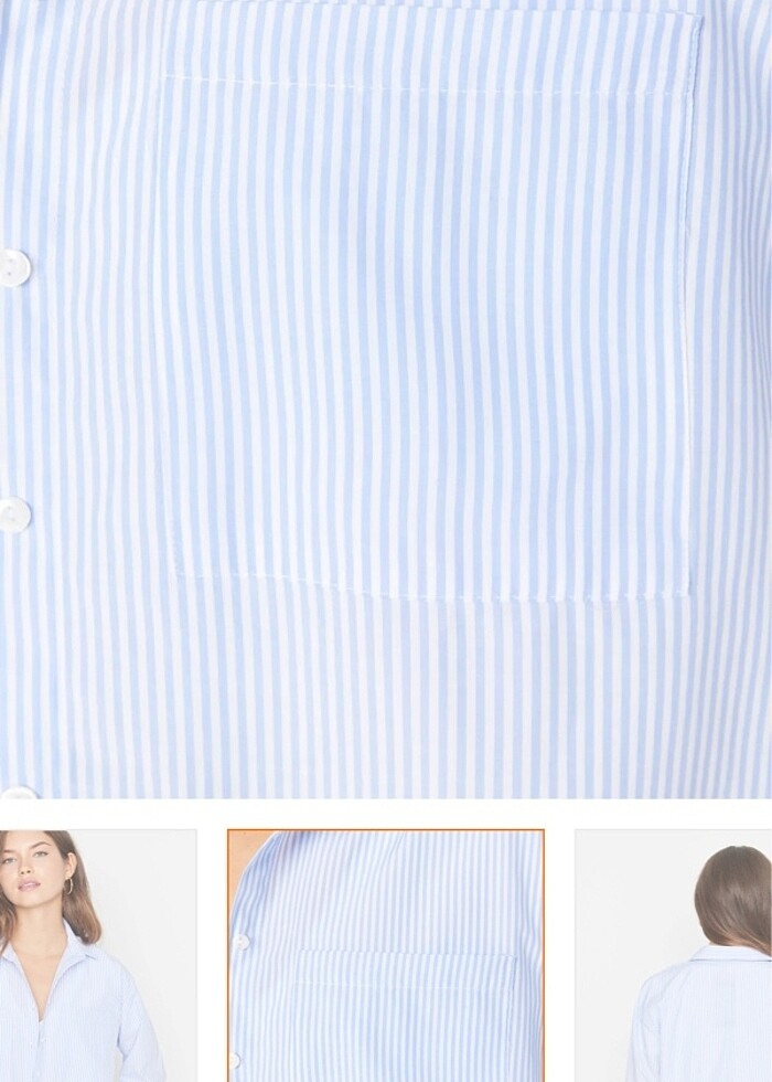 Trendyolmilla Çizgili Gömlek - Görsel 4