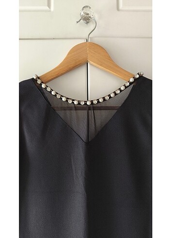 Zara İnci taş detaylı abiye