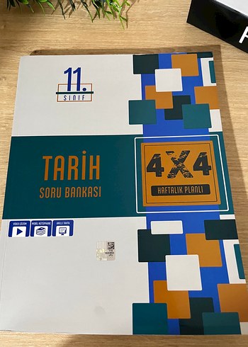 11. Sınıf Tarih Soru Bankası 4x4 Haftalık Planlı