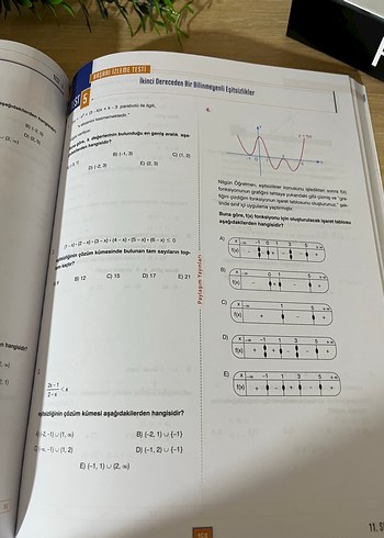  11. Sınıf Matematik 4x4 Haftalık Planlı Soru Bankası