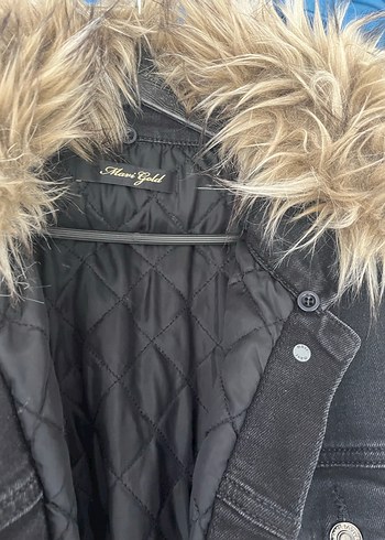 Kürk Detaylı Kadın Denim Ceket - Görsel 2