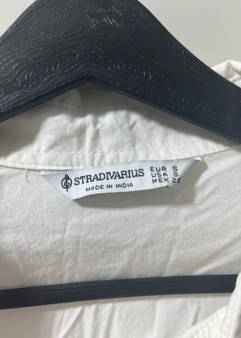 Stradivarius Korse Detaylı Beyaz Kadın Gömlek - Görsel 2