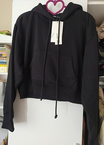 Zara siyah sweatshirt 