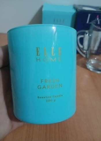 Lav HEDİYELİK SÜPER PAKET - ELLE 200gr KOKULU MUM + LAV BURÇ BARDAK