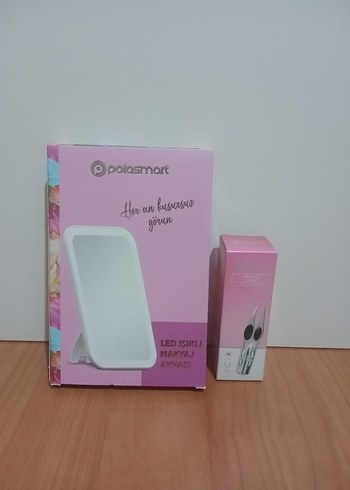 POLOSMART LED IŞIKLI AYNA+ IŞIKLI CIMBIZ - SÜPER FIRSAT PAKETİ