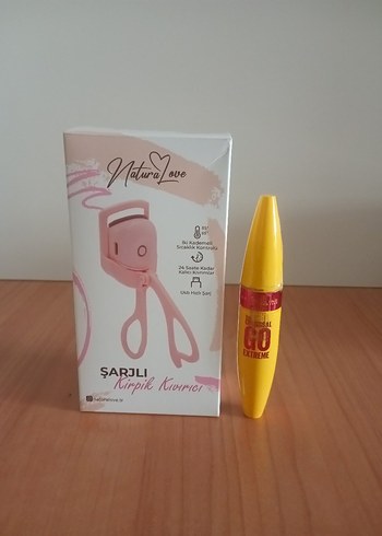 MAYBELLİNE GO MASKARA ( 2023) + ISITICILI KİRPİK KIVIRICI