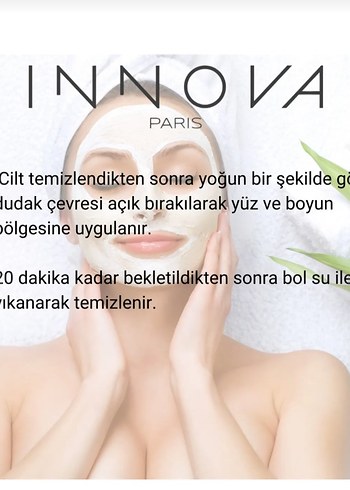 İNNOVA 8'Lİ DERİNLEMESİNE TEMİZLİK YÜZ MASKESİ-2 PAKET 250tl - Görsel 2