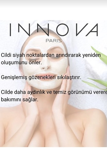 İNNOVA 8'Lİ DERİNLEMESİNE TEMİZLİK YÜZ MASKESİ-2 PAKET 250tl - Görsel 3