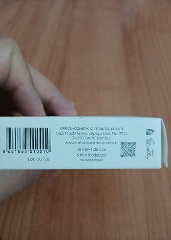 İNNOVA 8'Lİ DERİNLEMESİNE TEMİZLİK YÜZ MASKESİ-2 PAKET 250tl - Görsel 6