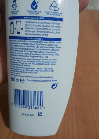 ESKİ TARİHLİ HEAD SHOLDERS MEN ŞAMP. + SAÇ KREMİ - Görsel 5