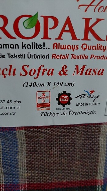  Beden MASA ÖRTÜSÜ