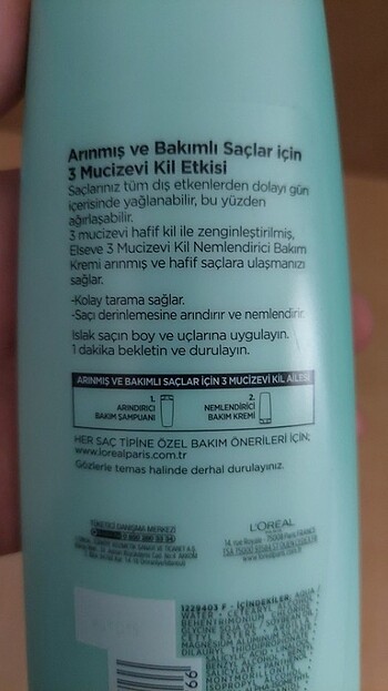  Beden Renk ESKİ TARİHLİ - ELSEVE SAÇ KREMİ 360ml KELEPİR