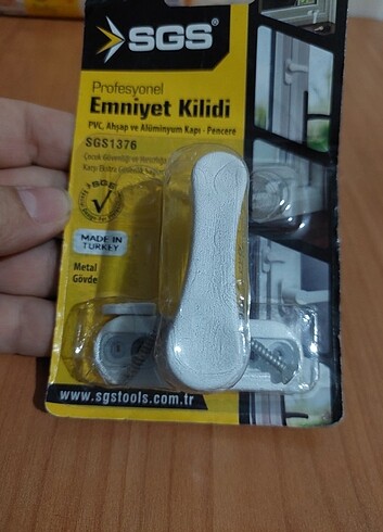 SGS EMNİYET KİLİDİ + 4 PAKET ISLAK HAVLU (03 /2023)
