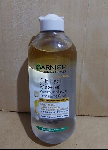 2023 ÜRETİM - GARNİER 400ml MAKYAJ TEMİZLEME SUYU