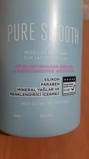  Beden 2 ADET SYOSS 500ml ŞAMPUAN 