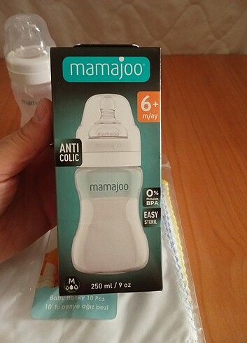 Diğer MAMAJOO BİBERON+ BABYJEM AGIZ SİLME BEZİ 10'LU