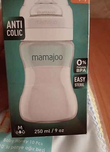 Beden MAMAJOO BİBERON+ BABYJEM AGIZ SİLME BEZİ 10'LU