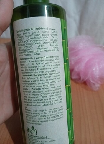 DEEP FRESH DOĞAL BAMBU DERİSİ DUŞ JELİ + TOP LİF HEDİYE - Görsel 4