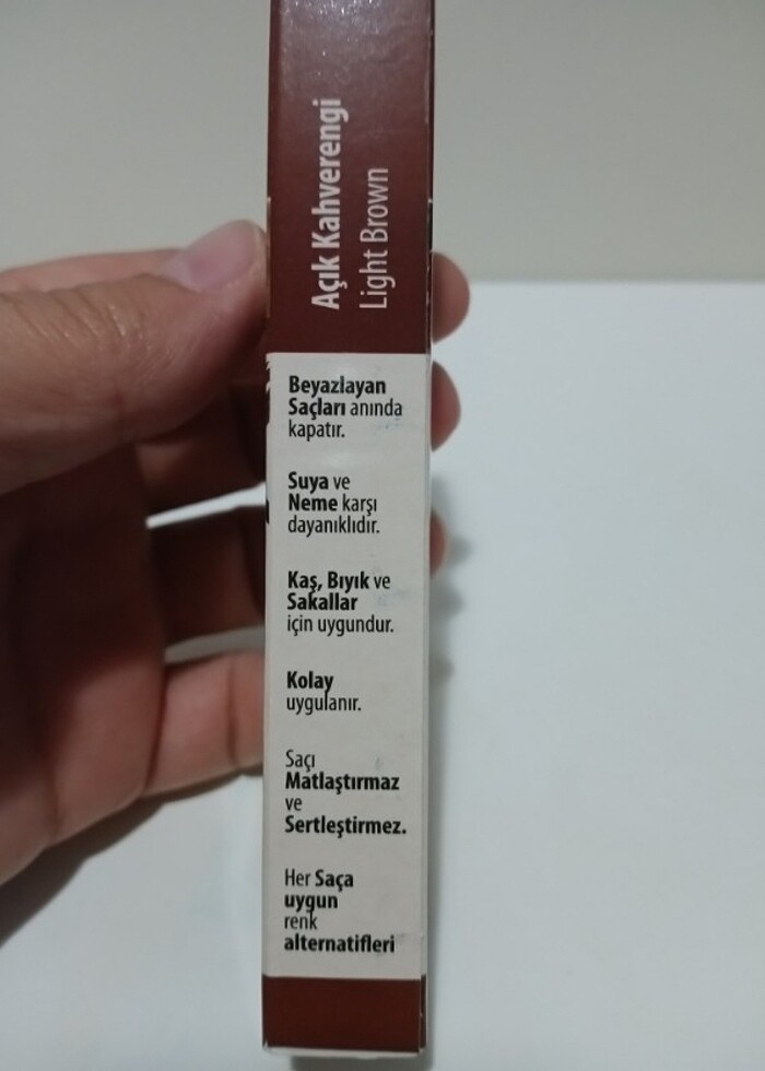 MARA SAÇ MASKARASI -  AÇIK KAHVERENGİ RENK - SON 4 ÜRÜN - Görsel 4
