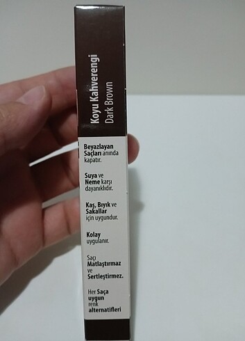 MARA SAÇ MASKARASI - KOYU KAHVERENGİ - SON 4 ÜRÜN - Görsel 5