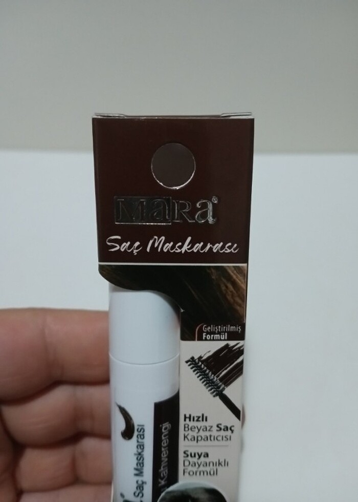 MARA SAÇ MASKARASI - KOYU KAHVERENGİ - SON 4 ÜRÜN - Görsel 2