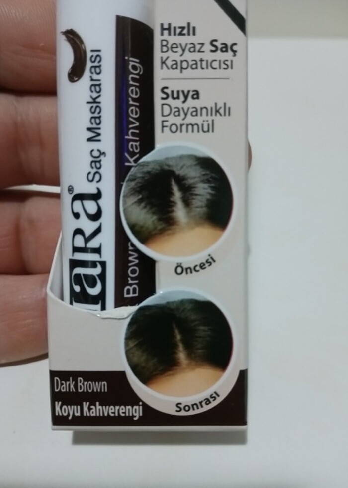 MARA SAÇ MASKARASI - KOYU KAHVERENGİ - SON 4 ÜRÜN - Görsel 3