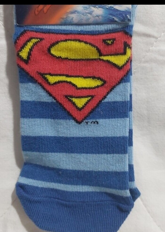 SÜPERMAN LİSANSLI ÇOCUK ÇORABI -  - Görsel 2