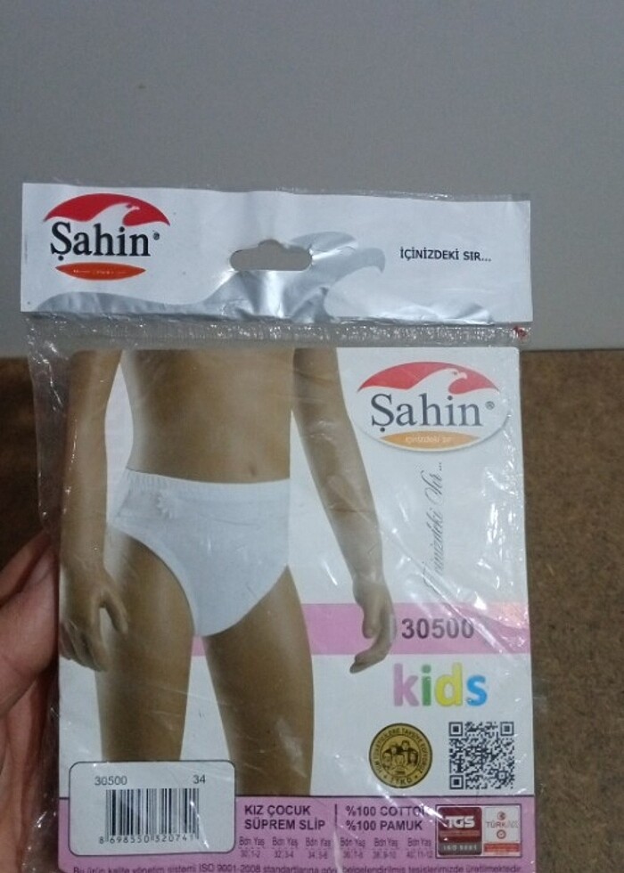 ŞAHİN MARKA ÇOCUK ÇAMAŞIRI 34 BEDEN 5 6 YAŞ - Görsel 3