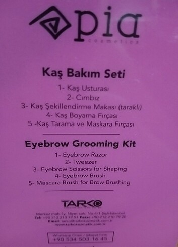 KAŞ BAKIM SETİ - KELEPİR SON ÜRÜN - Görsel 6