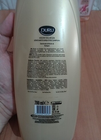 DURU SARIMSAK+ BİOTİN VE KOLOJEN SERİSİ ŞAMPUAN + - Görsel 5