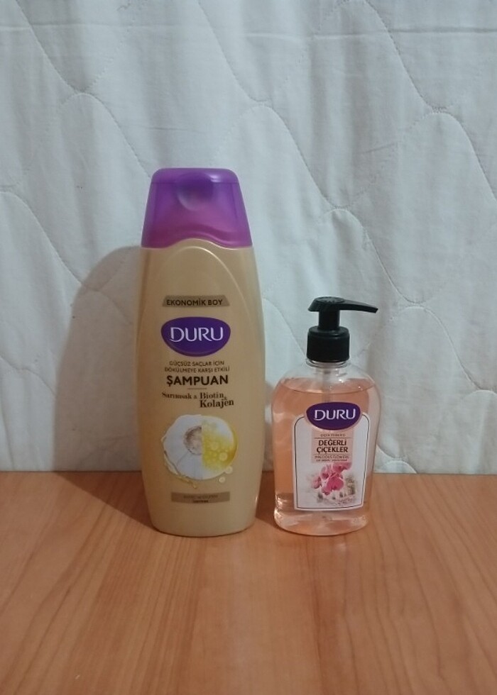 DURU SARIMSAK+ BİOTİN VE KOLOJEN SERİSİ ŞAMPUAN + - Görsel 2