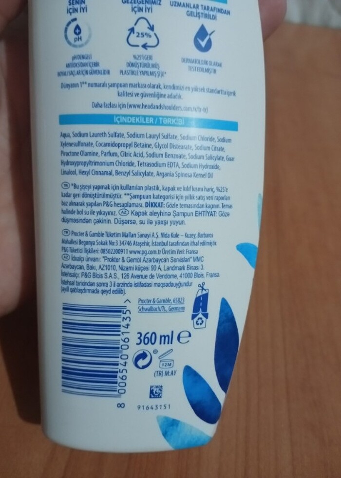 HEAD SHOLDERS ŞAMPUAN SETİ - AÇIKLAMAYI OKUYUNUZ  - Görsel 4