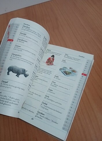 A'DAN Z'YE RESİMLİ TÜRKÇE SÖZLÜK - SIFIR SON 2 ÜRÜN - Görsel 5