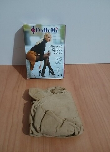 DOREMİ 40 DEN KÜLOTLU ÇORAP + - Görsel 2