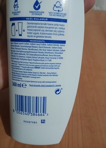 HEAD SHOLDERS SAÇ BAKIM PAKETİ - KELEPİR SON 3SET - Görsel 4