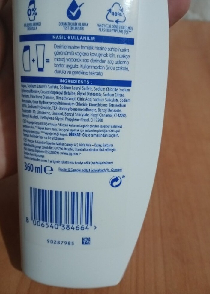 HEAD SHOLDERS SAÇ BAKIM PAKETİ - KELEPİR SON 3SET - Görsel 4