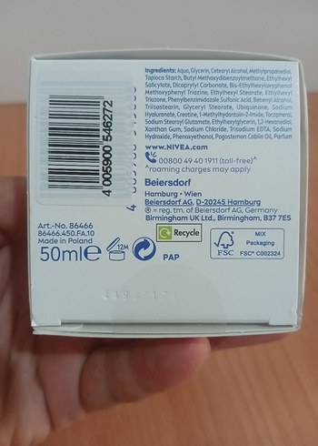 SÜPER FIRSAT - NİVEA Q10 POWER - 2 PAKET 500tl - Görsel 6