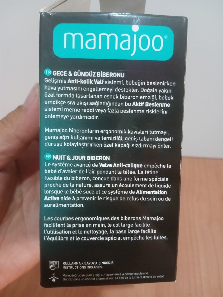 MAMAJOO 160ml GECE/GÜNDÜZ BİBERON - SON ÜRÜN - Görsel 4