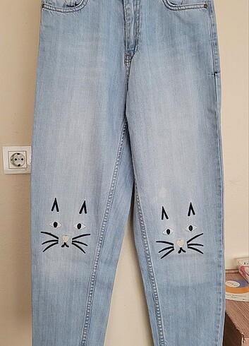 Kedi detay mom jean