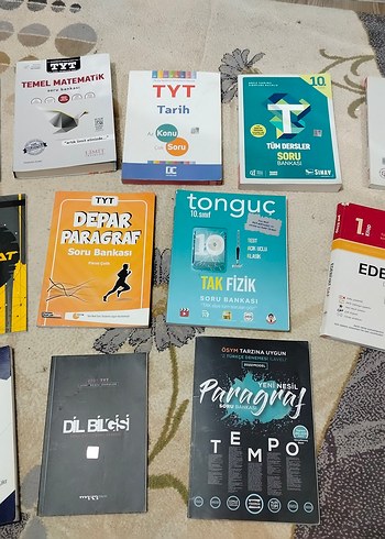 TYT Soru Bankası ve Konu Kitapları Seti hepsinin fiyatıdır