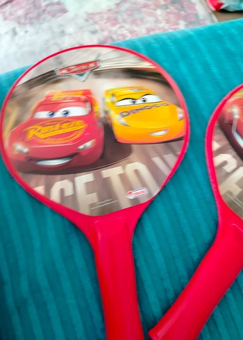 Renkli Arabalar Temalı Çocuk Raketi - Görsel 6