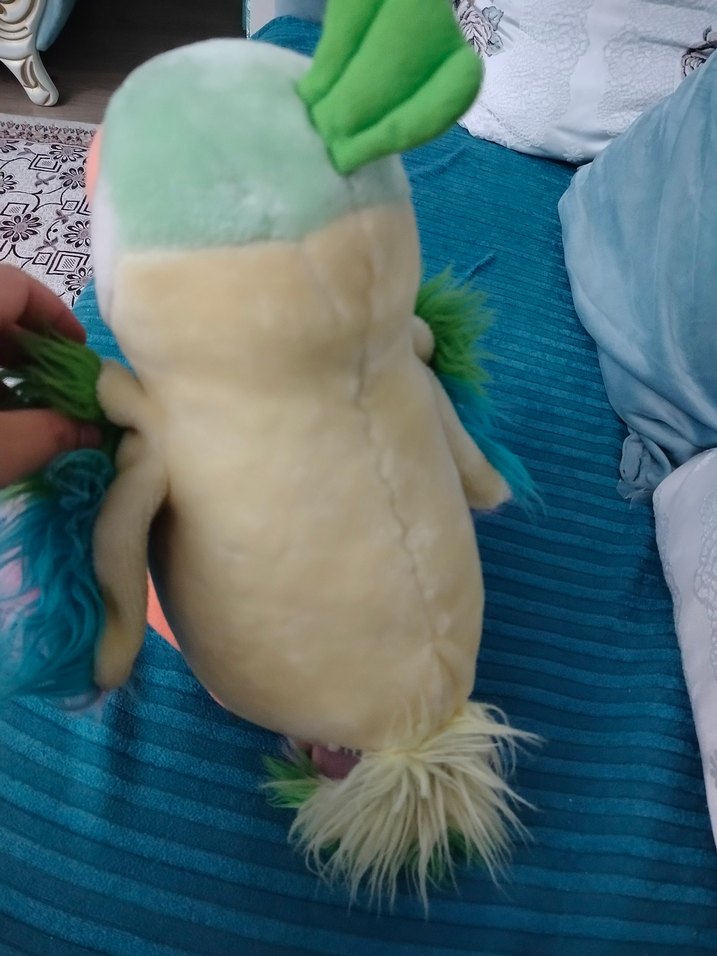 konuşan Oyuncak papağan söylediklerinizi tekrar ediyor büyük boy - Görsel 3