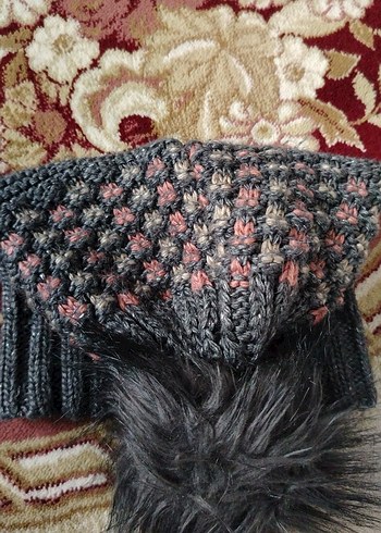 Kadın Gri Bere  kızım için aldım büyük geldi yetişkin için - Görsel 9